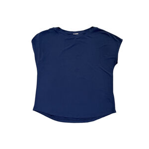 Chico's Women's Navy Short Sleeve Tee Size 3